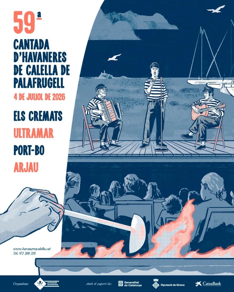 Cartell 59º Cantada d'havaneres de Calella de Palafrugell